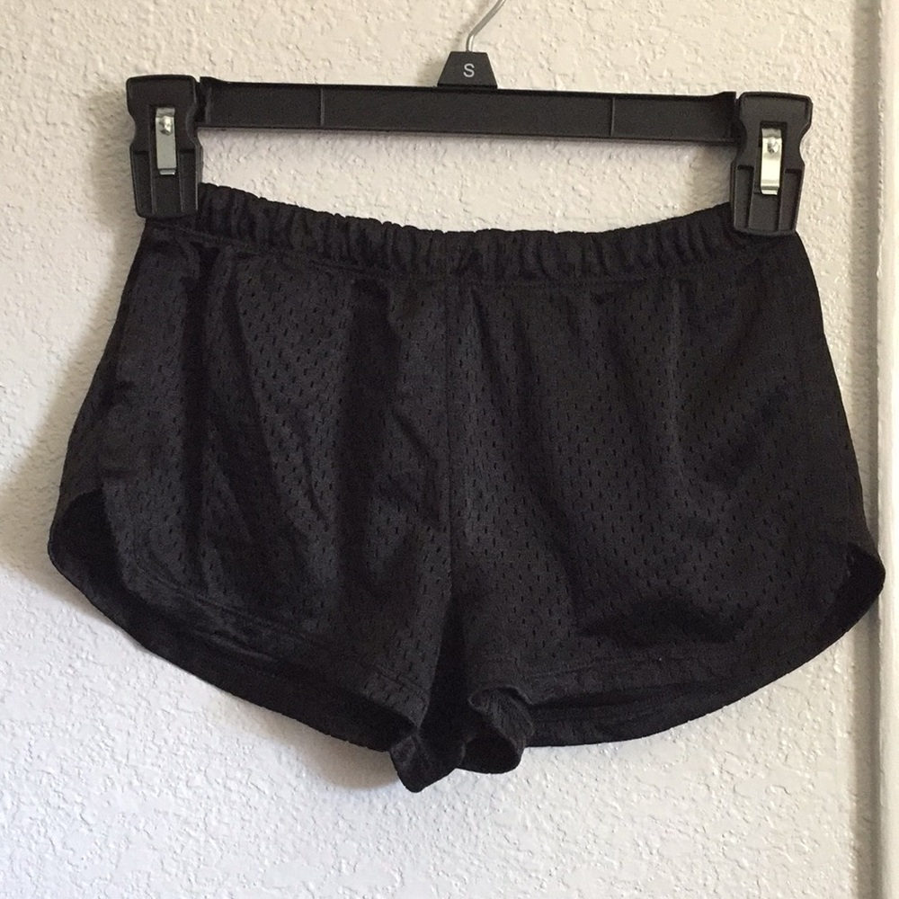 Black sport shorts